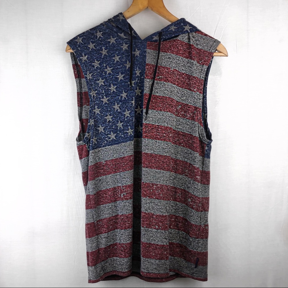 Brooklyn cloth USA hooded tank top size medium